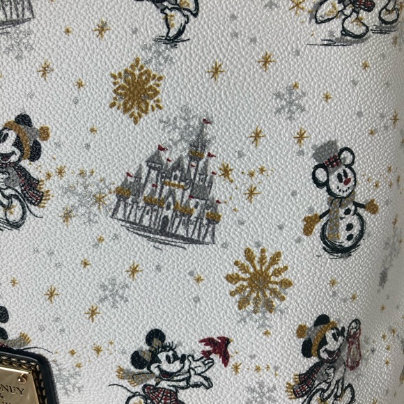 Disney Dooney & Bourke Bag 2020 Mickey & Minnie Christmas Holiday Crossbody NWT - Picture 7 of 11